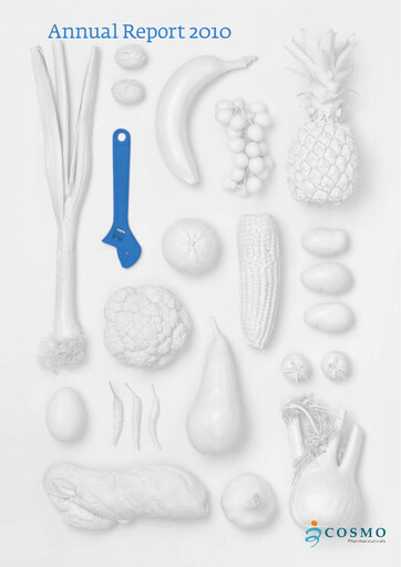 Miniature Cosmo Pharmaceuticals Rapport annuel 2010