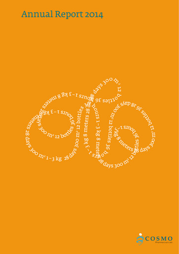 Miniature Cosmo Pharmaceuticals Rapport annuel 2014