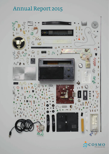 Miniature Cosmo Pharmaceuticals Rapport annuel 2015