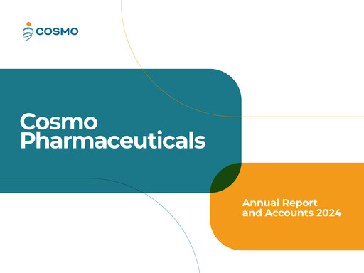 Miniature Cosmo Pharmaceuticals Rapport annuel 2024