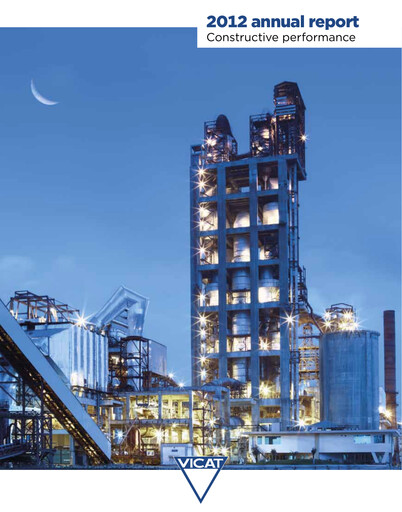 Vorschaubild Vicat S.A. Jahresbericht 2012