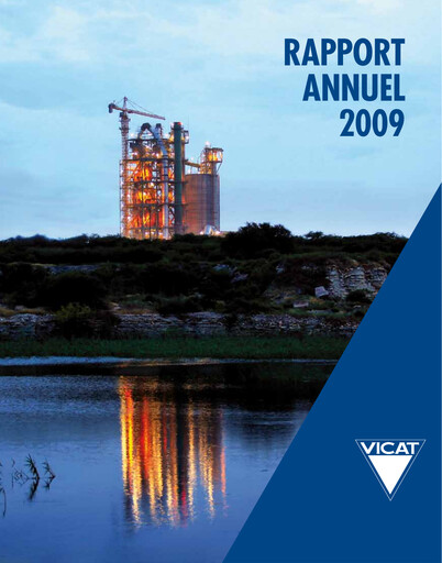 Miniature Vicat S.A. Rapport annuel 2009