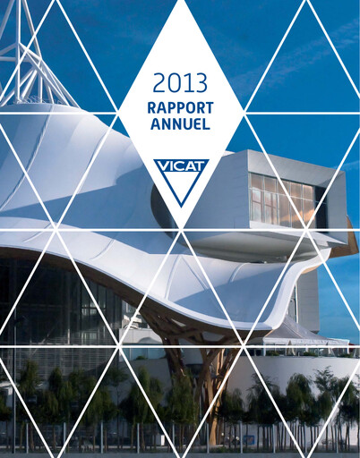 Miniature Vicat S.A. Rapport annuel 2013