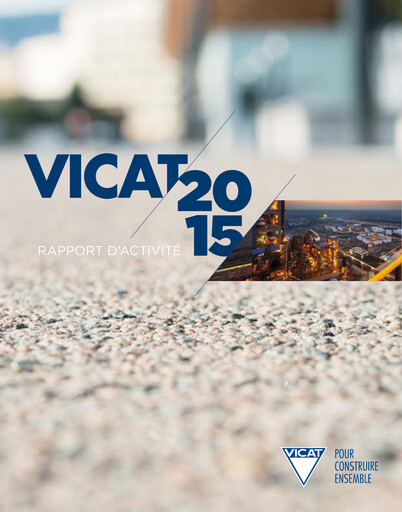Miniature Vicat S.A. Rapport annuel 2015