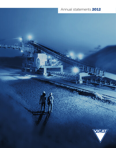Vorschaubild Vicat S.A. Finanzmitteilung 2012