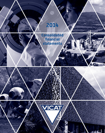 Vorschaubild Vicat S.A. Finanzmitteilung 2014