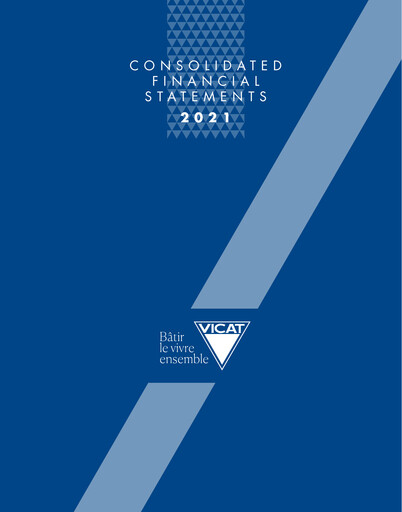 Vorschaubild Vicat S.A. Finanzmitteilung 2021