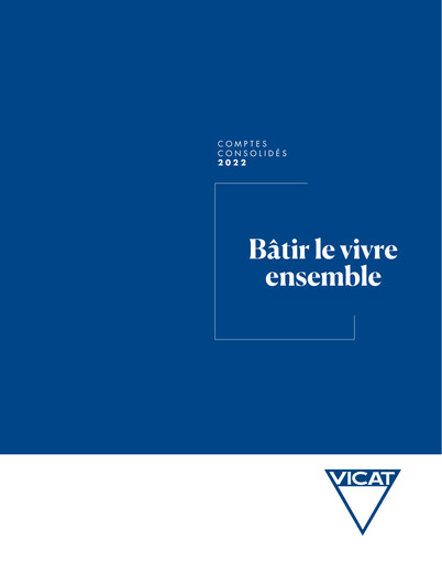 Miniature Vicat S.A. Bilan financier 2022