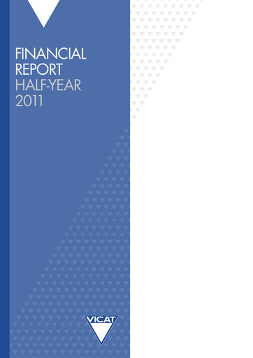 Thumbnail Vicat S.A. Half-year Report 2011-h1