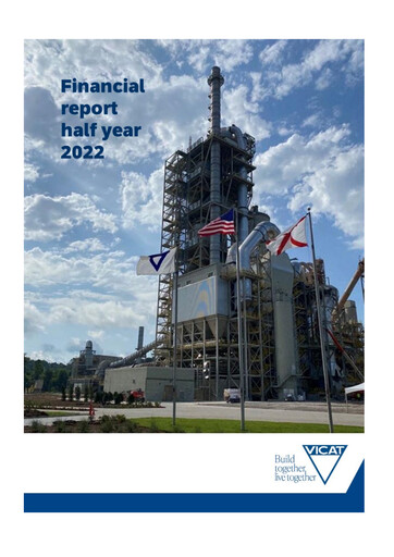 Thumbnail Vicat S.A. Half-year Report 2022-h1