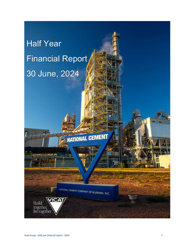 Thumbnail Vicat S.A. Half-year Report 2024-h1