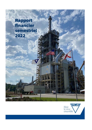 Thumbnail Vicat S.A. Half-year Report 2022-h1