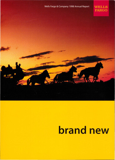 Miniature Wells Fargo Rapport annuel 1998
