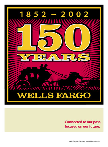 Miniature Wells Fargo Rapport annuel 2001
