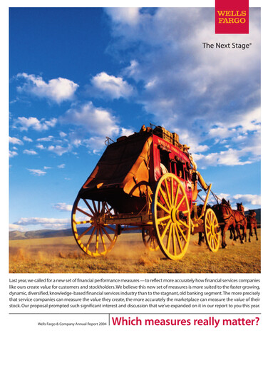 Miniature Wells Fargo Rapport annuel 2004