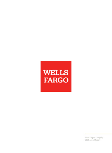 Miniature Wells Fargo Rapport annuel 2019