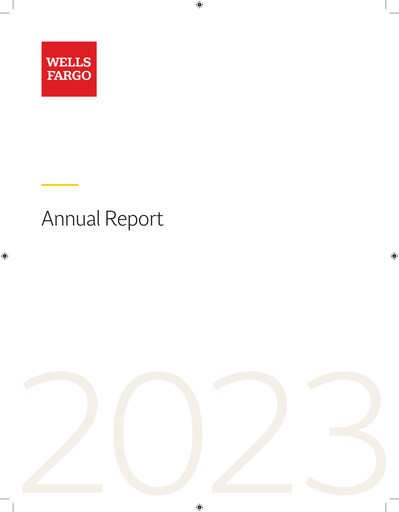 Miniature Wells Fargo Rapport annuel 2023