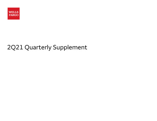 Thumbnail Wells Fargo Quarterly Report 2021-q2