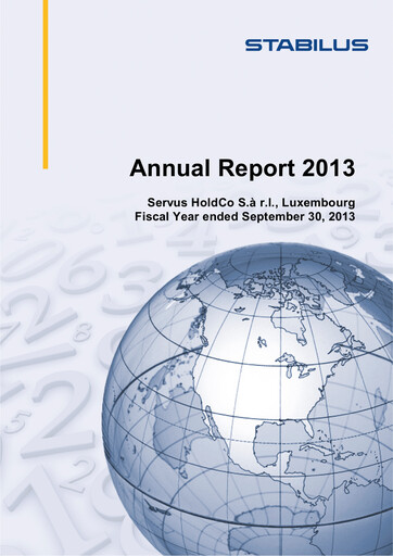 Thumbnail Stabilus Annual Report fy2013