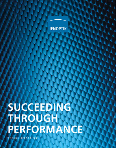 Thumbnail Jenoptik Annual Report 2013