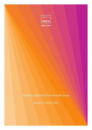 Thumbnail Jenoptik Quarterly Report 2023-q1