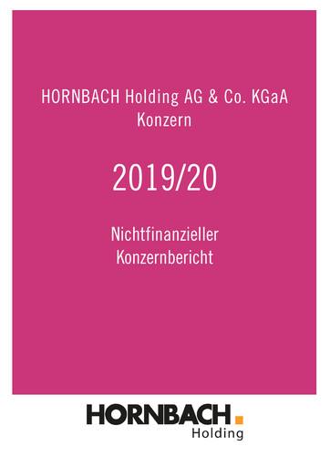 Thumbnail Hornbach Holding
 ESG Report 2019-2020