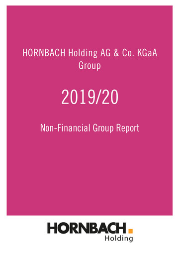 Thumbnail Hornbach Holding
 ESG Report 2019-2020