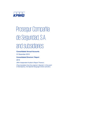 Thumbnail Prosegur Annual Report 2019