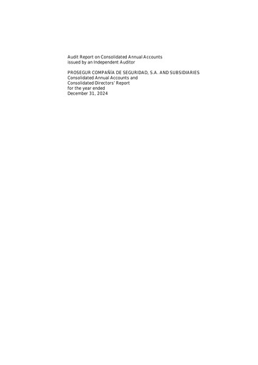 Miniature Prosegur Bilan financier 2024
