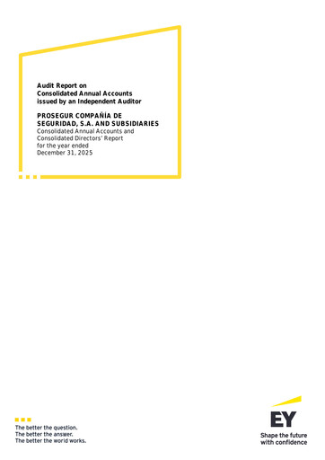 Miniature Prosegur Bilan financier 2025