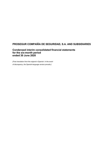 Thumbnail Prosegur Half-year Report 2020-h1