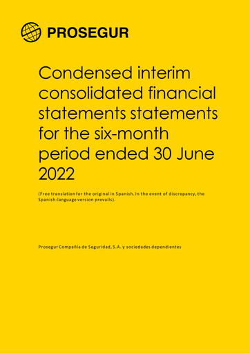 Thumbnail Prosegur Half-year Report 2022-h1