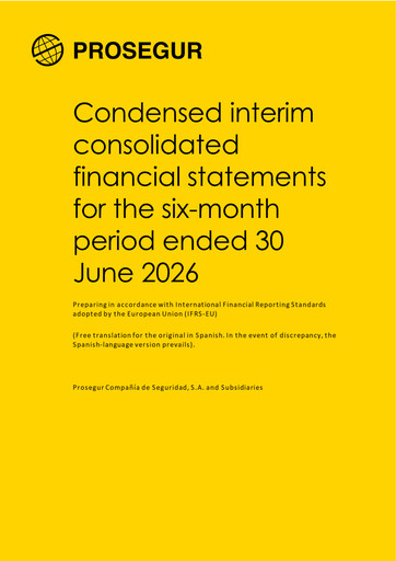 Thumbnail Prosegur Half-year Report 2026-h1