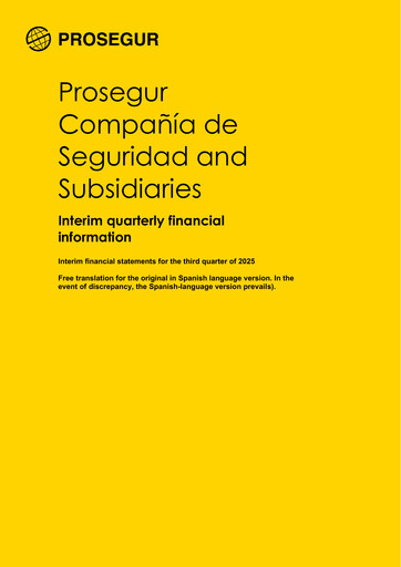 Thumbnail Prosegur Quarterly Report 2025-q3