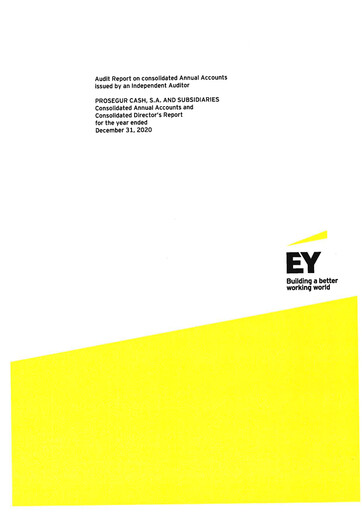 Thumbnail Prosegur Cash Financial Statement 2020