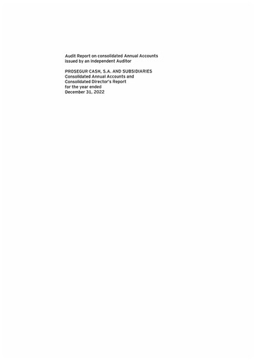 Thumbnail Prosegur Cash Financial Statement 2022