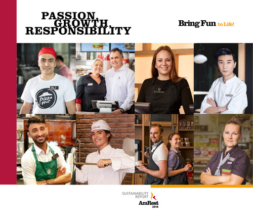Vorschaubild AmRest Nachhaltigkeitsbericht 2018