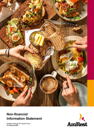 Vorschaubild AmRest Nachhaltigkeitsbericht 2022