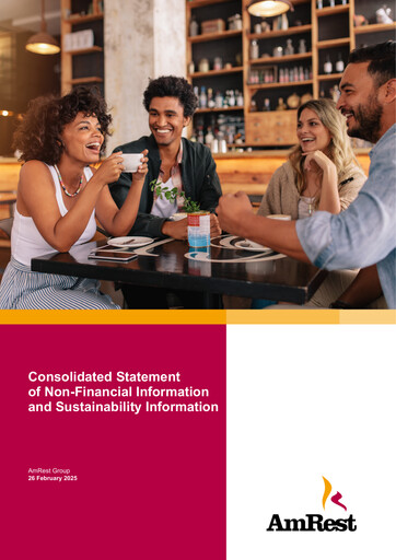 Vorschaubild AmRest Nachhaltigkeitsbericht 2024