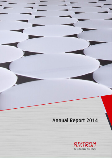 Thumbnail Aixtron Annual Report 2014