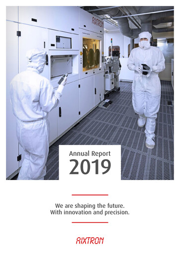 Thumbnail Aixtron Annual Report 2019