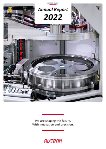 Thumbnail Aixtron Annual Report 2022