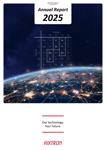 Thumbnail Aixtron Annual Report 2025