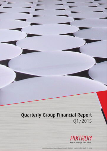 Thumbnail Aixtron Quarterly Report 2015-q1