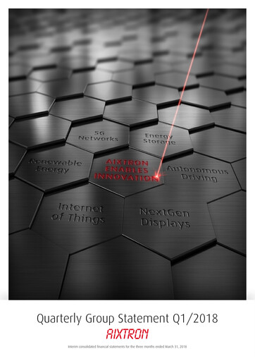 Thumbnail Aixtron Quarterly Report 2018-q1