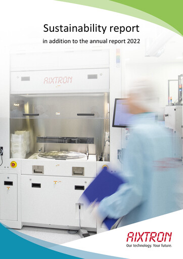 Thumbnail Aixtron Sustainability Report 2022