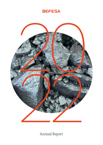 Thumbnail Befesa Annual Report 2022