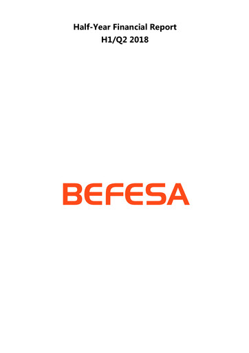 Thumbnail Befesa Half-year Report 2018-h1