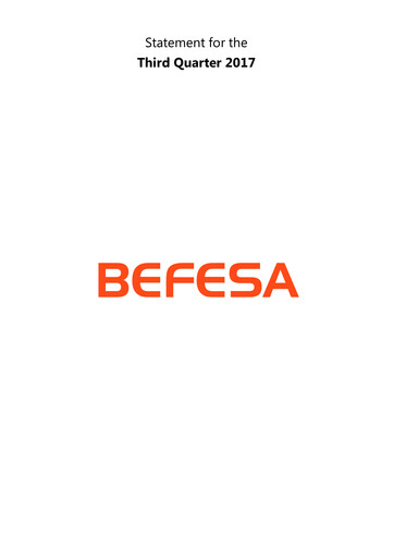Thumbnail Befesa Quarterly Report 2017-q3