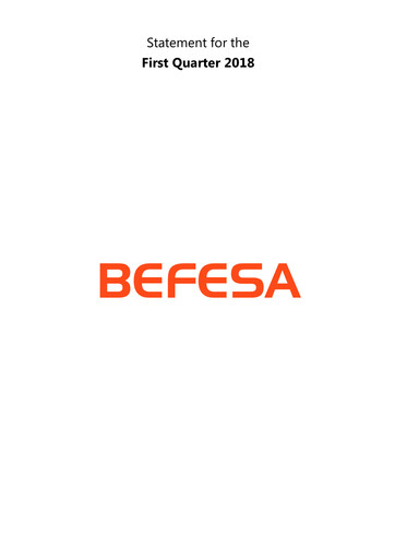 Thumbnail Befesa Quarterly Report 2018-q1